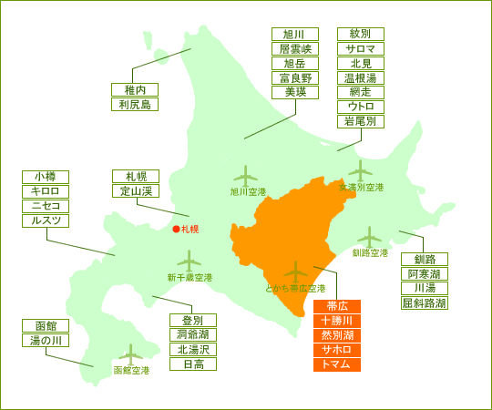 北海道地図